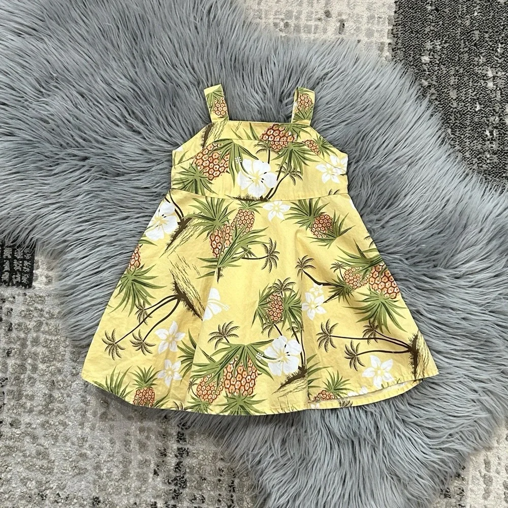 Gymboree Vintage 2003 Tropical Pineapple‎ Dress Size 12-18 Month